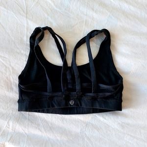 Lululemon black sports bra